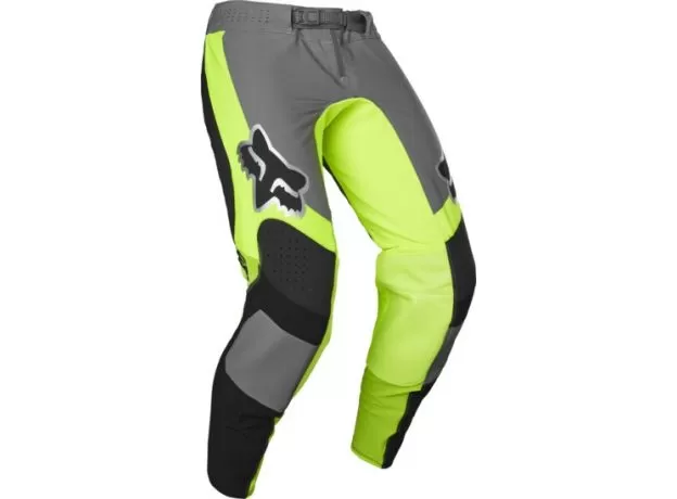 FOX Кроссовые штаны Flexair, Размер: 32, Цвет: Mirer Black/Yellow 2022