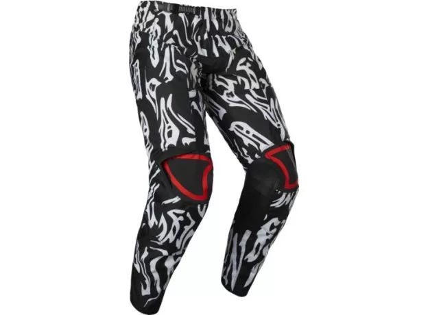 FOX Кроссовые штаны 180, Размер: 32, Цвет: Peril Black/Red 2022