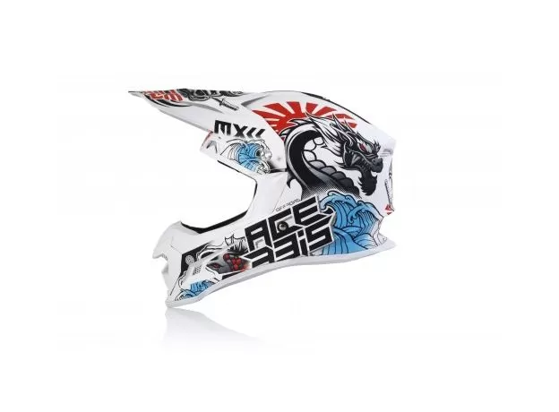 ACERBIS Шлем PROFILE 4, Размер: XS, Цвет: WHITE/BLUE/RED