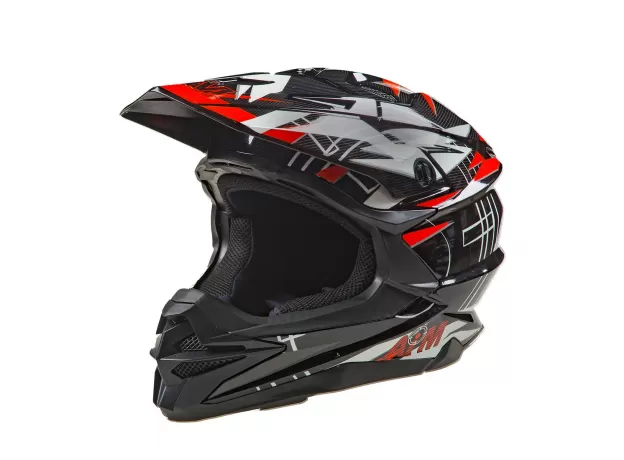 AiM Шлем JK803, Размер: M, Цвет: ORANGE/BLACK