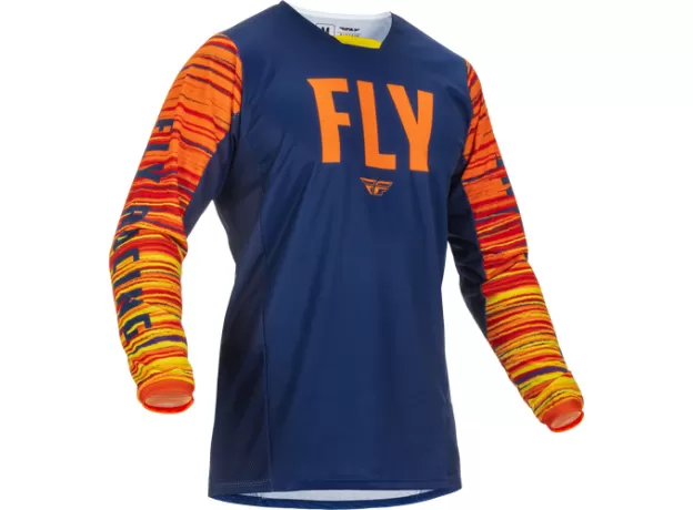 FLY RACING Джерси Kinetic, Размер: XXL, Цвет: WAVE синий/оранжевый 2022