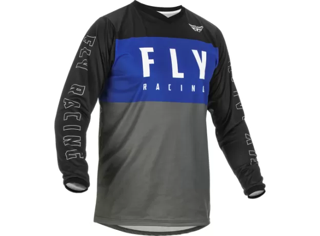 FLY RACING Джерси F-16, Размер: XXL, Цвет: синий/серый/черный 2022