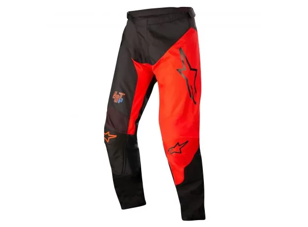 ALPINESTARS Кроссовые штаны RACER, Размер: 30, Цвет: SUPERMATIC Black/Bright Red 2022