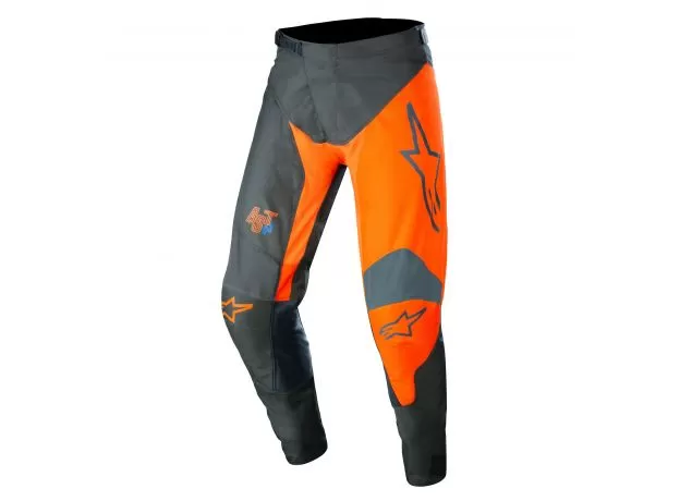 ALPINESTARS Кроссовые штаны RACER, Размер: 38, Цвет: SUPERMATIC Anthracite/Orange 2022
