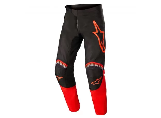 ALPINESTARS Кроссовые штаны FLUID, Размер: 30, Цвет: SPEED Black/Bright Red 2022