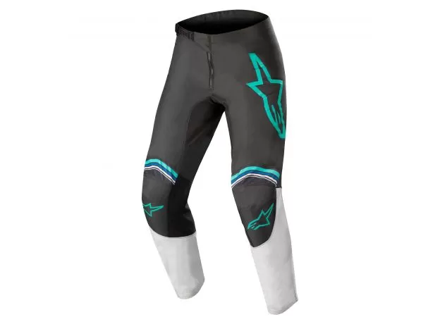 ALPINESTARS Кроссовые штаны FLUID, Размер: 38, Цвет: SPEED Anthracite/Light Gray/Blue 2022