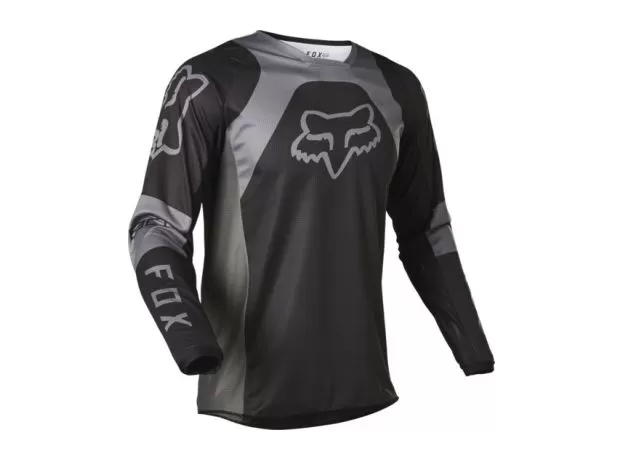 FOX Джерси 180, Размер: S, Цвет: Lux Black/Black 2022
