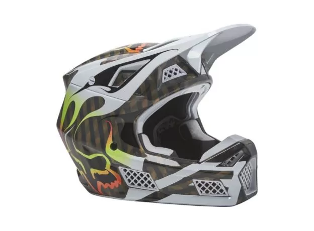 FOX Шлем V3 RS, Размер: XL, Цвет: Fahren Mul 2022