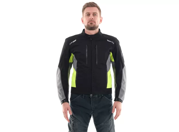 DRAGONFLY Мотокуртка City, Размер: M, Цвет: Жёлто-Серый