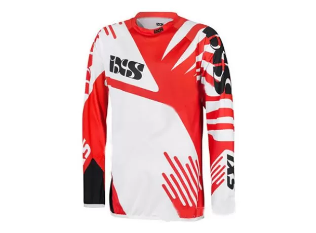 IXS Джерси Meadow, Размер: XXL, Цвет: RED-WHITE-BLACK