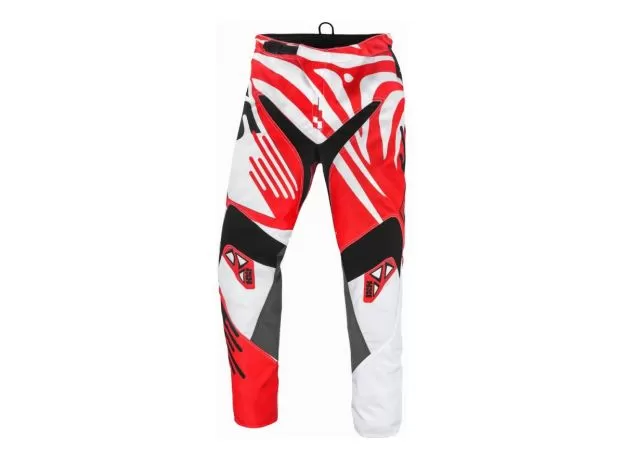 IXS Кроссовые штаны Hilltop, Размер: 56, Цвет: RED-WHITE-BLACK