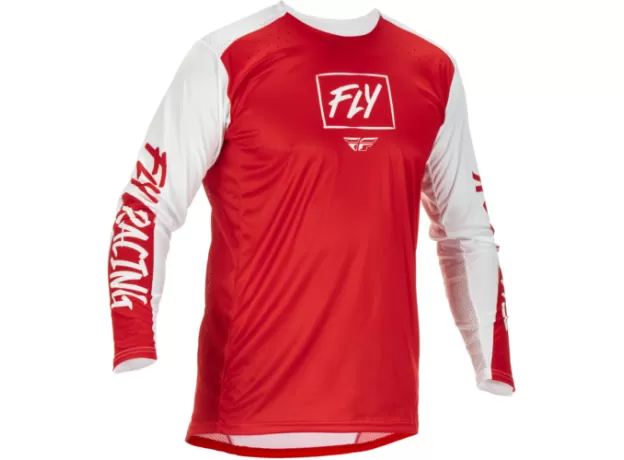 FLY RACING Джерси LITE, Размер: M, Цвет: 2022 красный/белый