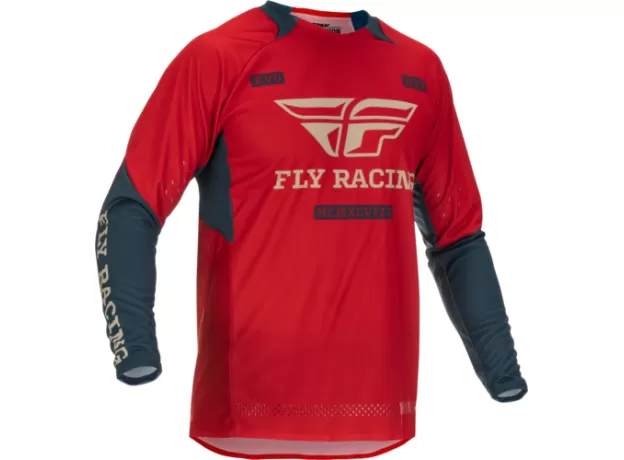 FLY RACING Джерси Evolution DST, Размер: L, Цвет: 2022 красный/серый