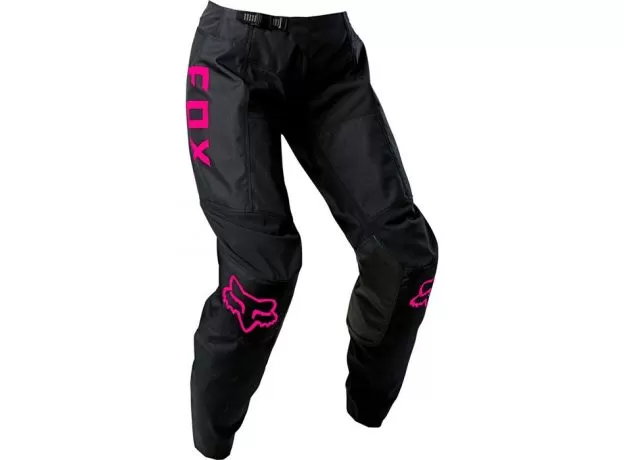 FOX Кроссовые штаны 180 женские, Размер: M, Цвет: DJET Black/Pink 2021