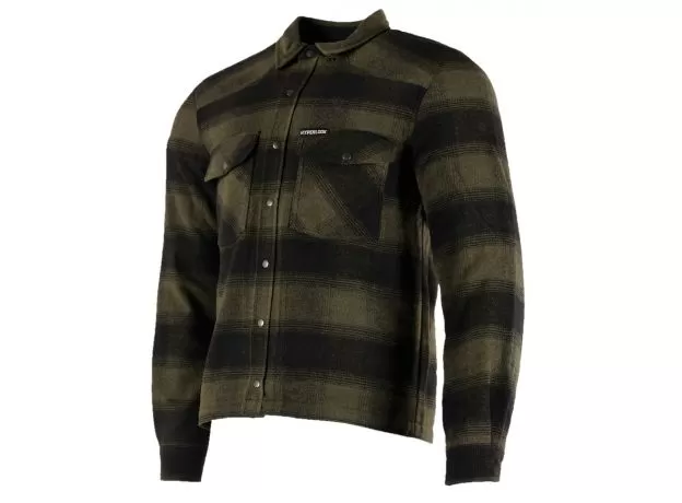 HYPERLOOK Моторубашка Nomade, Размер: XL, Цвет: черно-коричневый