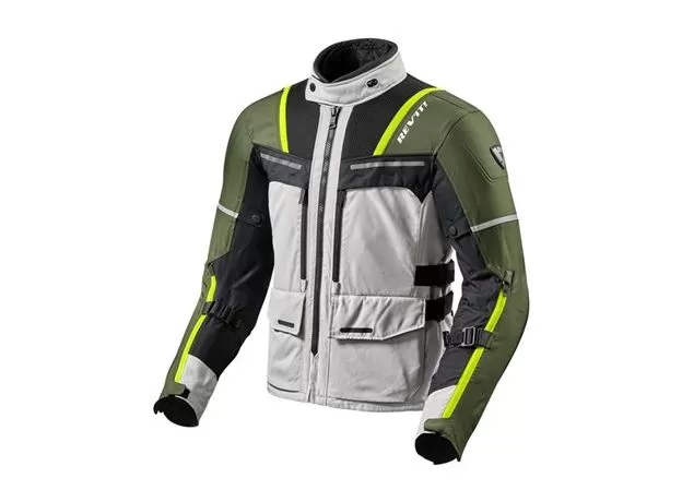 REV'IT! Мотокуртка Offtrack, Размер: XL, Цвет: Silver-Green