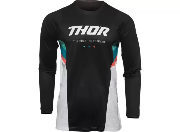 THOR Джерси PULSE, Размер: XXL, Цвет: REACT WHITE/BLACK