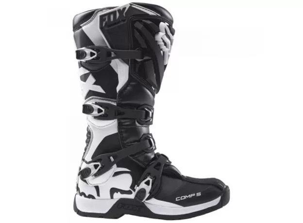 FOX Мотоботы Comp 5 женские, Размер: 5, Цвет: Black/White 2019