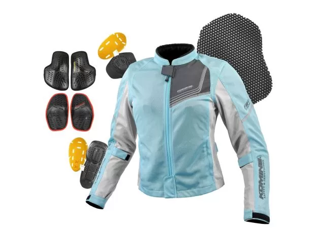 KOMINE Мотокуртка JK-117 женская, Размер: M, Цвет: black/blue