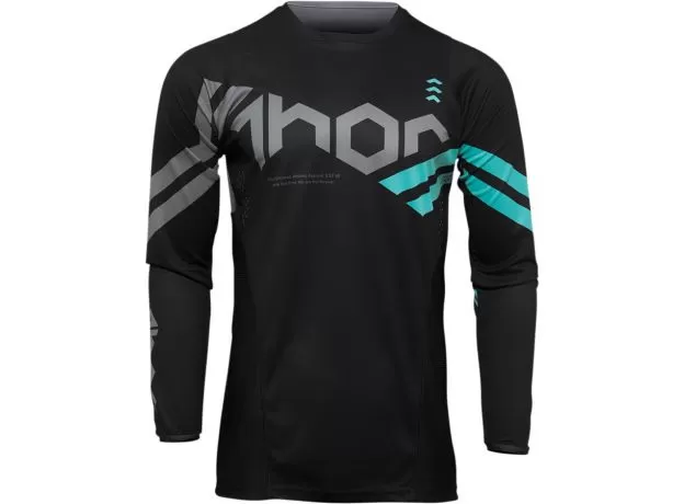 THOR Джерси PULSE, Размер: XL, Цвет: CUBE BLACK/MINT