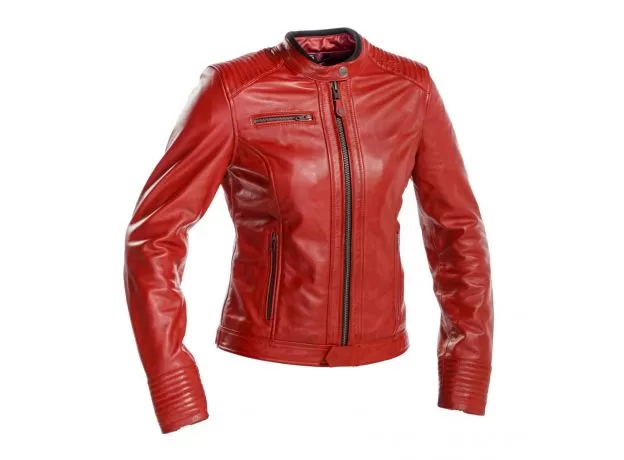 RICHA Мотокуртка кожаная SCARLETT женская, Размер: 34, Цвет: red