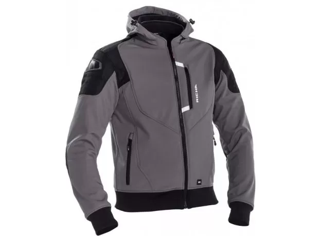 RICHA Мотокуртка ATOMIC WP, Размер: M, Цвет: Grey/Fluo Yellow