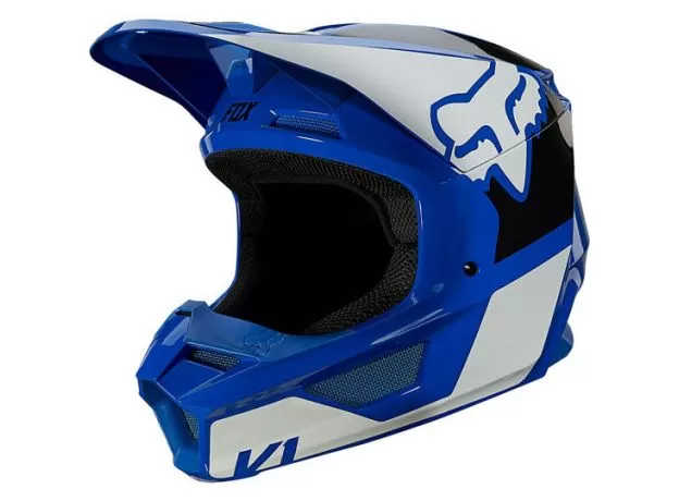 FOX Шлем V1, Размер: XXL, Цвет: REVN Blue 2021