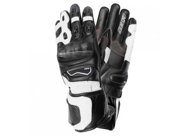 SECA Мотоперчатки ATOM III, Размер: S, Цвет: Black White