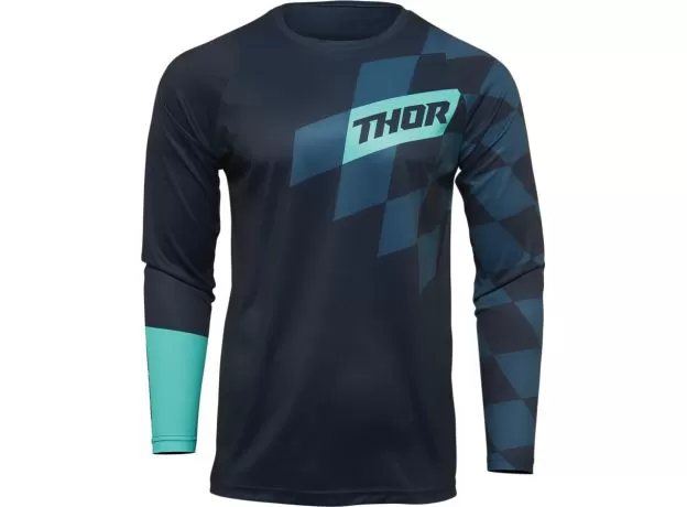 THOR Джерси SECTOR, Размер: 4XL, Цвет: BIRDROCK MIDNIGHT/MINT