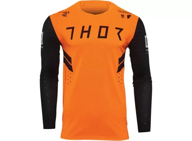 THOR Джерси PRIME, Размер: L, Цвет: HERO BLACK/FLO ORANGE