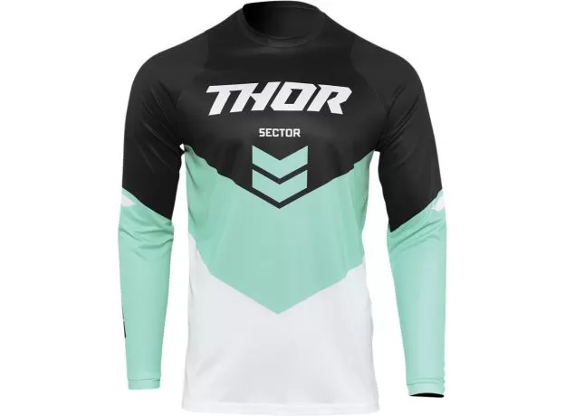 THOR Джерси SECTOR, Размер: 3XL, Цвет: CHEV BLACK/MINT
