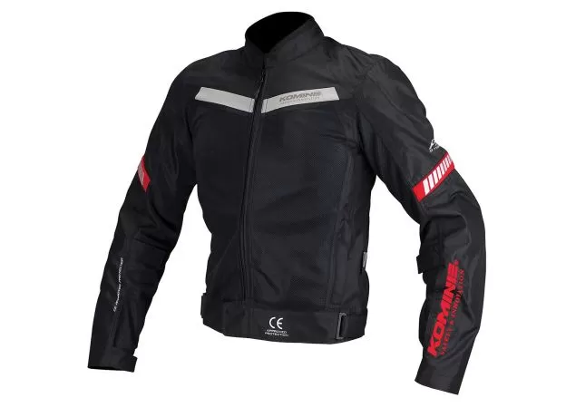 KOMINE Мотокуртка JK-127, Размер: L, Цвет: black/red