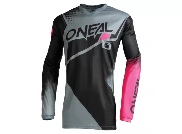 O’NEAL Джерси ELEMENT женское, Размер: L, Цвет: RACEWEAR V.22 Black/Gray/Pink