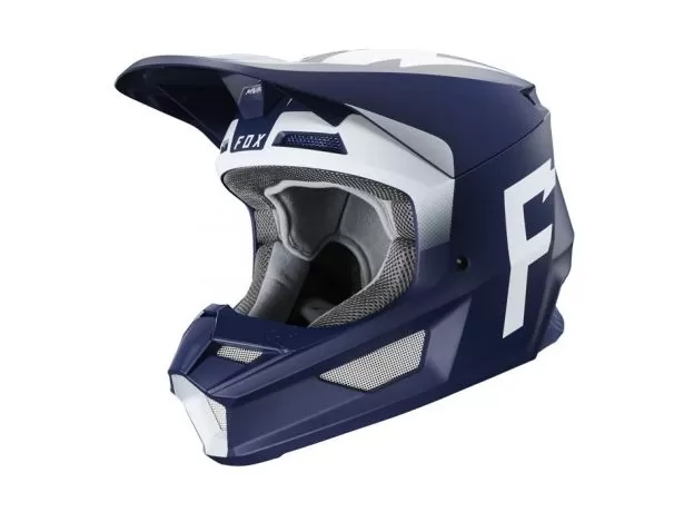 FOX Шлем V1, Размер: XXL, Цвет: WERD Navy 2020