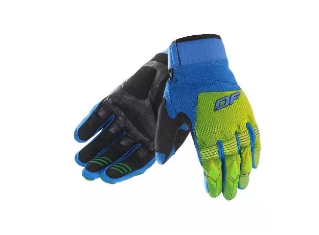 DRAGONFLY Мотоперчатки ENDURO, Размер: XXL, Цвет: Blue/Green