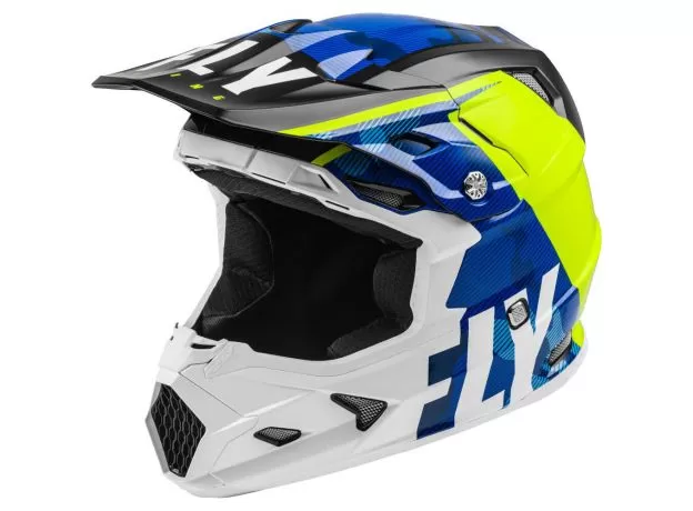 FLY RACING Шлем TOXIN MIPS, Размер: XL, Цвет: Tranfer синий/белый