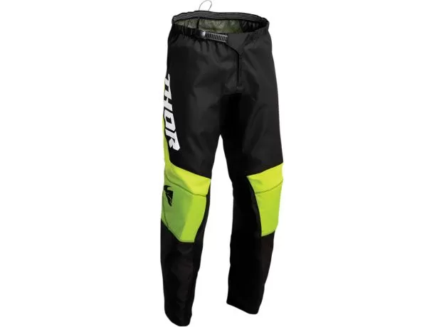 THOR Кроссовые штаны SECTOR, Размер: 42, Цвет: 2022 CHEV BLACK/GREEN