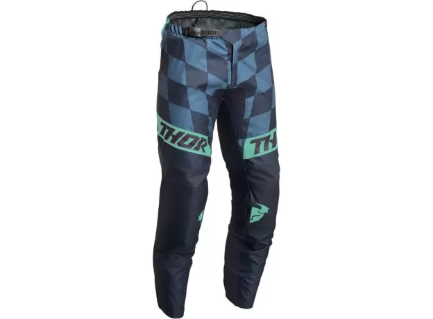 THOR Кроссовые штаны SECTOR, Размер: 30, Цвет: 2022 BIRDROCK MIDNIGHT/MINT