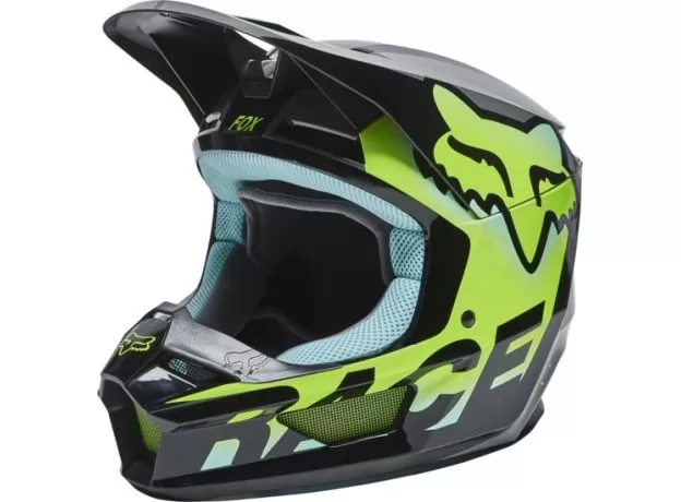 FOX Шлем V1, Размер: L, Цвет: Trice Teal 2022