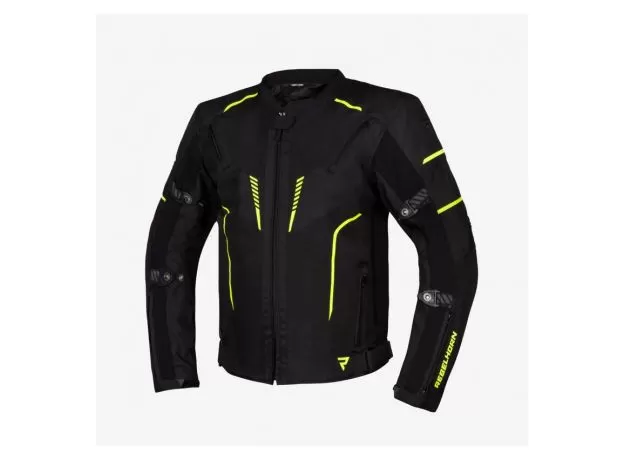 REBELHORN Мотокуртка Blast, Размер: M, Цвет: Black/Fluo Yellow