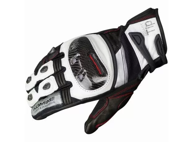 KOMINE Мотоперчатки GK-193, Размер: XL, Цвет: BLACK/WHITE