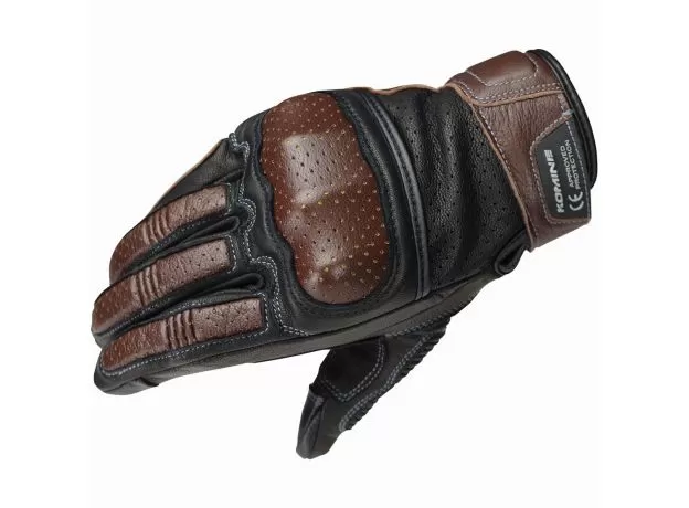 KOMINE Мотоперчатки GK-217, Размер: L, Цвет: Brown