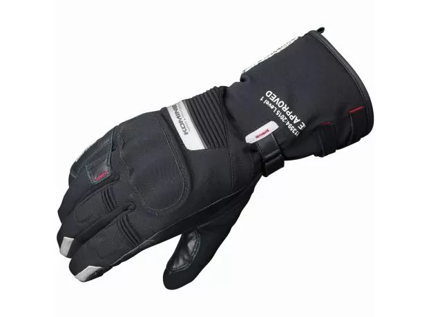 KOMINE Мотоперчатки GK-814 GTX, Размер: XXL, Цвет: Black