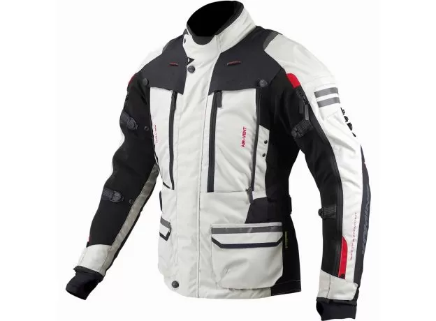 KOMINE Мотокуртка JK-574, Размер: L, Цвет: Ivory/black