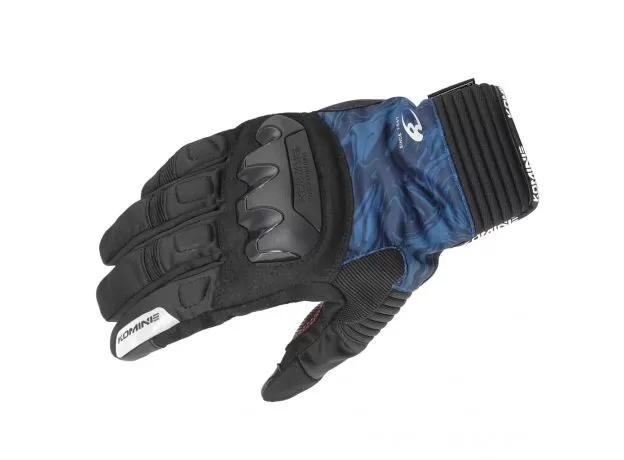 KOMINE Мотоперчатки GK-834, Размер: L, Цвет: Navy Marble