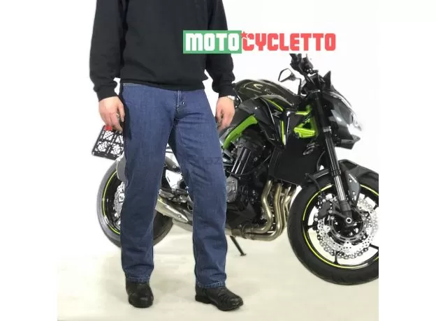 MOTOCYCLETTO Мотоджинсы BRISCOLA, Размер: S, Цвет: синие