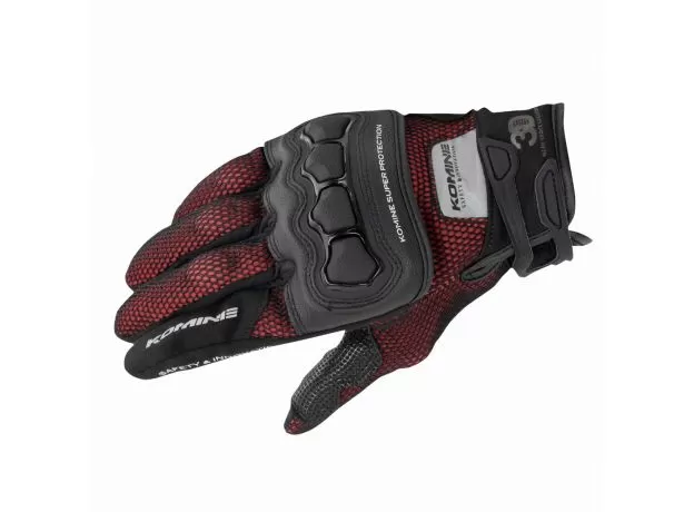 KOMINE Мотоперчатки GK-215, Размер: XXL, Цвет: red