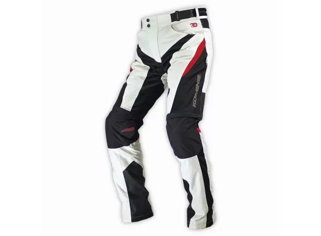 KOMINE Мотоштаны PK-729, Размер: XXL, Цвет: Black/Ivory