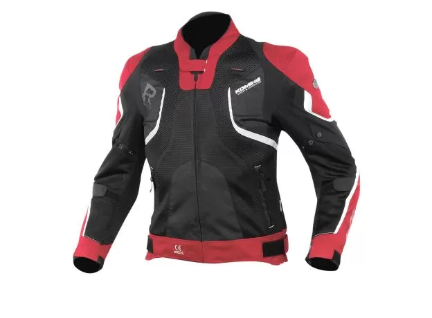 KOMINE Мотокуртка JK-143, Размер: XXL, Цвет: black/red