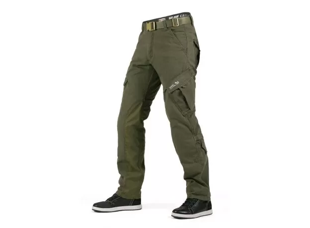 INFLAME Мотоштаны CARGO WATERPROOF, Размер: 36/33, Цвет: OLIVE